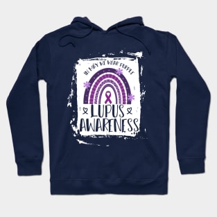 In May We Wear Purple Retro Lupus Awareness Month Hoodie